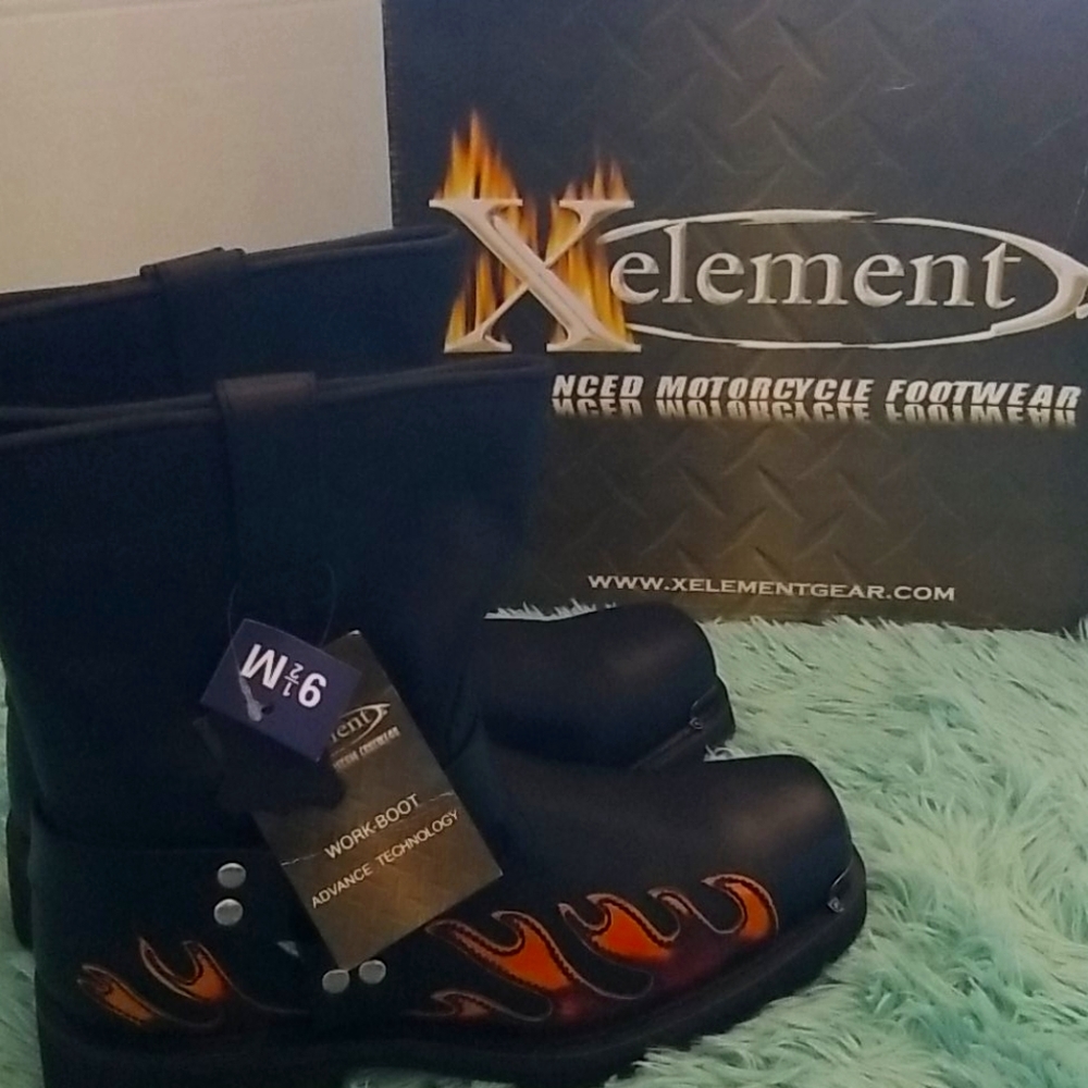 Men X element Footwear  Motorcycle / WorkBoots